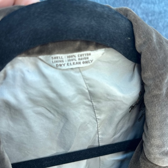 vintage 70s velvet blazer‎ jacket equestrian brown sz 40 - Picture 7 of 11